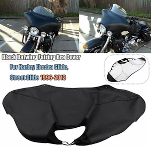 Motor Black Batwing Fairing Bra Cover for Harley Street Glide Trike FLHXXX FLHX - Picture 1 of 11