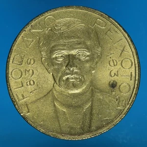 BRASILE 2000 REIS 1939 BRONZO COIN qFDC MONETE DA COLLEZIONE - Imagen 1 de 2