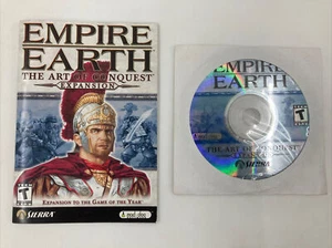 Empire Earth The Art Of Conquest 2002 Game Disc And Manual *No Box* Sierra - Picture 1 of 6