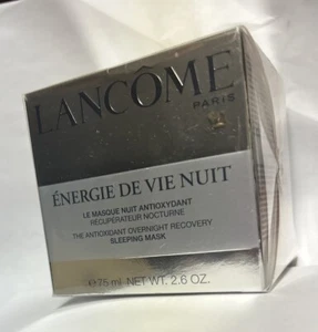 Lancome Energie De Vie Nuit Sleeping Mask (75mL / 2.6oz) NEW Sealed In Box - Picture 1 of 2