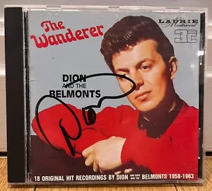 SIGNED AUTOGRAPHED Dion DiMucci & the Belmonts The Wanderer CD 1989 SHIPS FAST - Picture 1 of 4