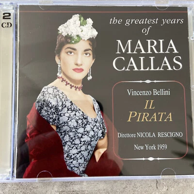 BELLINI: Il Pirata - Callas / Rescigno - Live '59 (GR 2-CD Sakkaris 283/284/neu) - Bild 1 von 2