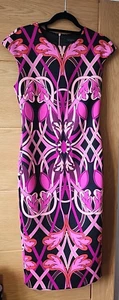 Ted Baker Anta Linear Jewel Midi Bodycon Kleid Gr. 3 UK 12 - Bild 1 von 9