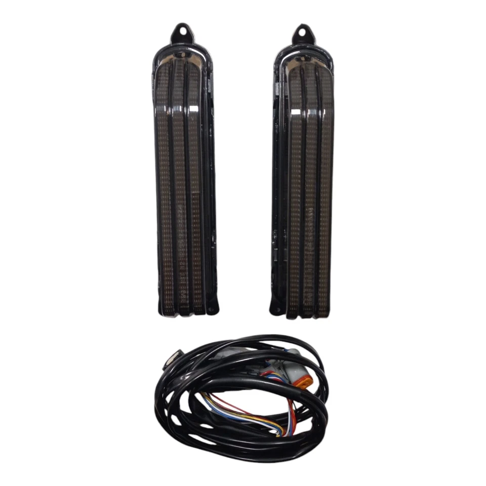 Smoked LED Rear Fender Fascia Turn Signals for Harley Davidson Touring '14-up - Bild 1 von 4