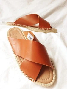 NEW Seasalt Tan Sandal - Size 4 (EUR37) - Brown Little Porth Slider RRP£55 - Picture 1 of 20
