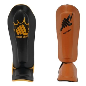 Almohadillas de protección para espinillas de kickboxing Muka Original de cuero Muka - Imagen 1 de 22