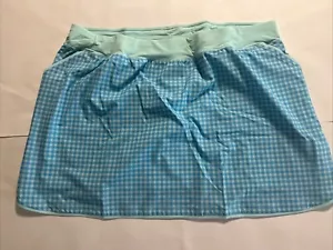 Costume da bagno Lands End 26W fondo gonna da bagno blu check control donna più nuoto - Foto 1 di 24