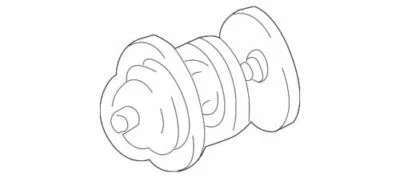 Carcasa termostato refrigerante motor Ford 99-00 Contour Mystique nuevo OEM XS7Z8592AD Foto 1 de 2