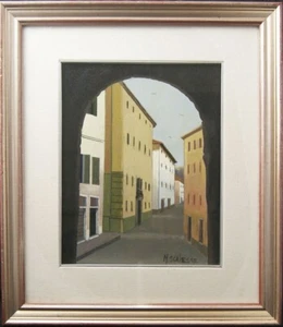 Landschaft Arco di Tasano Pieve Santo Stefano Scalesse Öl Leinwand Toskana Arezzo - Bild 1 von 9