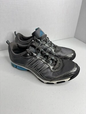 Adidas Mujer Talla 8.5 SISTEMA DE TORSIÓN 3D Cojín Tenis Metálico Astilla y Azul Foto 1 de 4