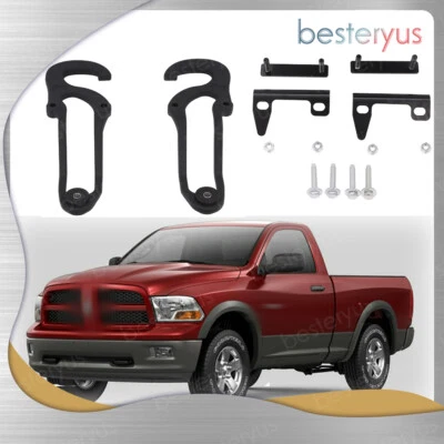 Heavy Duty Front Tow Hooks Fit for 2009-2017 Dodge Ram 1500 Black New 68196982AA - Image 1 of 4