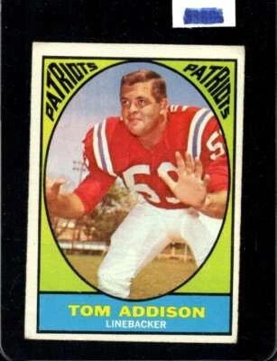 1967 TOPPS #5 TOMMY ADDISON VG PATRIOTS *X60169 - Image 1 of 2