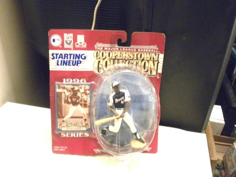 BRAND NEW (NOS) 1996 HANK AARON ATLANTA BRAVES COOPERSTOWN COLLECTION MOC Cover