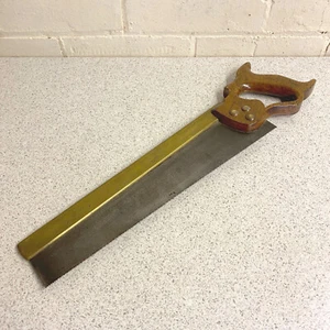 Vintage Spear & Jackson Leap Frog Tenon Saw 13TPI 14" Blade Woodworking Tool - Picture 1 of 15