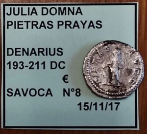 RARO DENARO IMP.IMP. JULIA DOMNA. prov. da aste internaz. - Foto 1 di 2
