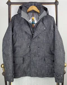 BURTON Womens Size Medium Double Breasted Ski Jacket Insulated Hood Faux Buttons - Picture 1 of 19