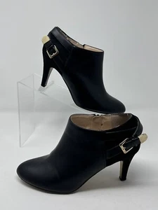 Unisa Unmargera Women’s Size 9 Buckle Ankle Booties 3.25” Heels Shoes Black - Picture 1 of 15