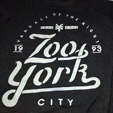 zoo york city T-SHIRT size MEDIUM 19 93 true east vandals of the night bin#1