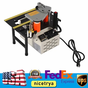 Tragbare Kantenanleimmaschine Kantenanleimmaschine Doppelseitig Kleben Banderoliermaschine 15W - Bild 1 von 22