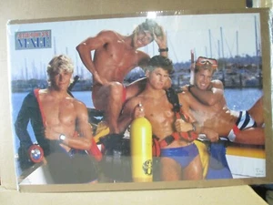 AMERICAN MALE VINTAGE POSTER GARAGE HOT GUYS 1988S SCUBA DIVERS CNG3008 - Picture 1 of 5