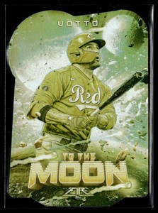 2022 TOPPS FIRE TO THE MOON GOLD MINTED JOEY VOTTO CINCINNATI REDS #TTM-14