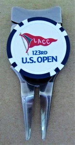 1 - 2023 US OPEN @ LACC LARGE BALL MARKER & MULITASKING MAGNETIC DIVOT TOOL - Picture 1 of 5