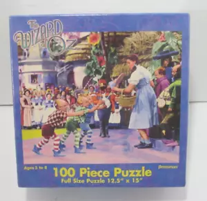 Pressman 2002 THE WIZARD OF OZ Dorothy & Munchkins 100 Piece Puzzle 4343 - NEW - Picture 1 of 4