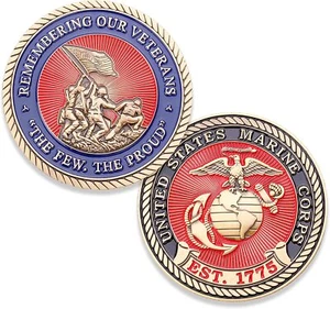 United States Marine Corps Veteran Coin - Picture 1 of 7