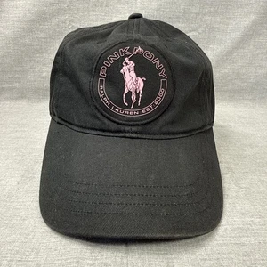 Cappellino da baseball Polo Ralph Lauren rosa pony twill - nero rosa vestibilità donna - Foto 1 di 8