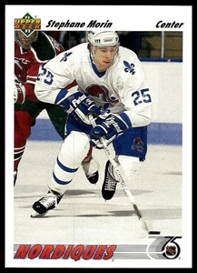 Stephane Morin 1991-92 cubierta superior #433 - Imagen 1 de 2