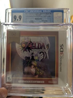 Legend of Zelda: Majoras Mask for Nintendo 3DS Graded Sealed 9.9 CGC A++ - Image 1 of 2