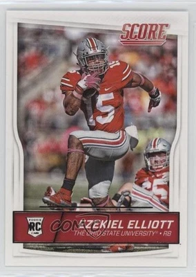 2016 Score Rookies Ezekiel Elliott #344 Rookie RC - Image 1 of 2