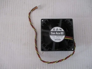 Sanyo Denki San Ace 80 9G0812P1G06 Schwarz Gehäuselüfter 80 mm Lüfter 40mm breit - Bild 1 von 9