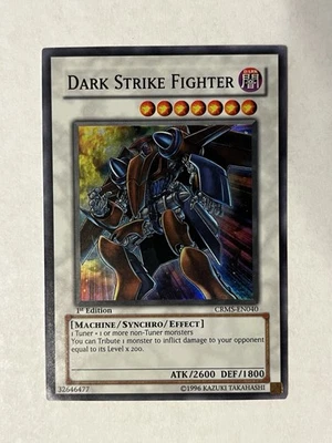Dark Strike Fighter CRMS-EN040 Super Rare 1st Edition Moderate Play English - Image 1 of 4