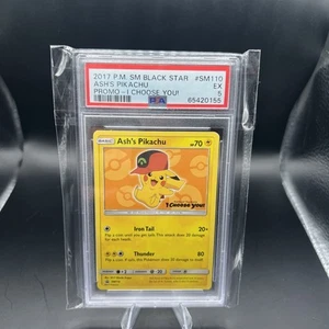 Ash's Pikachu Black Star Promo Pokemon - I Choose You Movie Promo PSA 5 - Bild 1 von 2