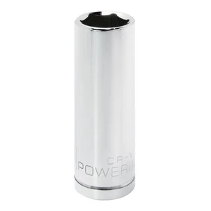 Powerbuilt 1/2 Inch Drive x 18 MM 6 Point Deep Socket - 642212 - Picture 1 of 5