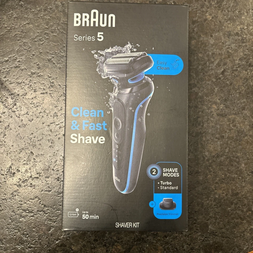 Braun Series 5 5118s Afeitadora Eléctrica Recargable en Húmedo y Seco Para Hombre Sellada Distres Foto 1 de 1