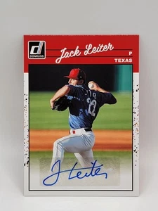 2023 Panini Donruss - Retro 1990 Signatures Jack Leiter #90S-JL (AU, RC) - Picture 1 of 2