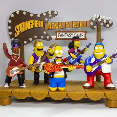 The Simpsons Camp Rock Figures Model The Collection