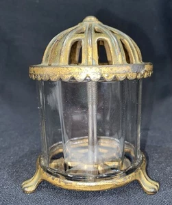 Antike KRISTALLBANK Gusseisen Glasbank um 1910-1925 Arkade - Bild 1 von 9