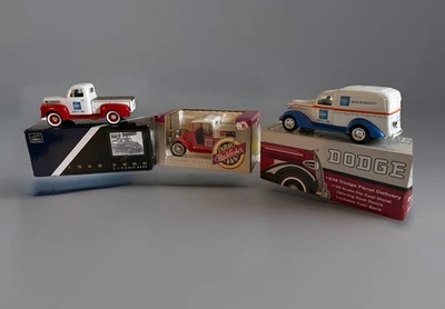 Liberty Classic die-cast metal coin bank model trucks. Various models. New - Image 1 of 4