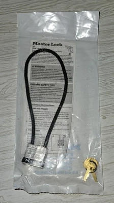 MasterLock Gun Lock 14 Inch Laminated Cut Resistant Steel Cable 107 NIP - Image 1 of 4