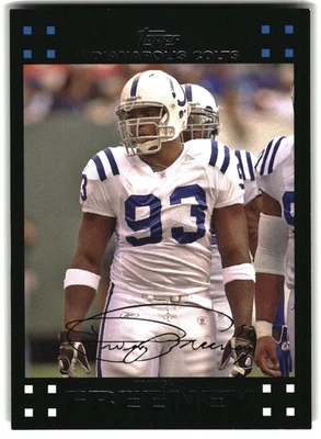 2007 Topps #257 Dwight Freeney Indianapolis Colts - Image 1 of 2
