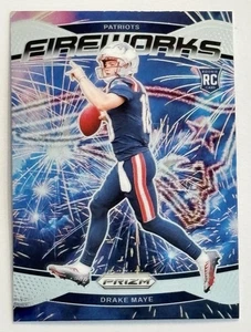 2024 Panini Prizm - Fireworks Drake Maye #22 (RC) - Picture 1 of 2