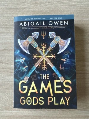 The Games Gods Play Abigail Owen Advanced Reader Copy ARC 2024 Paperback - Image 1 of 4