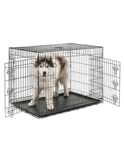 B-Ware: lionto Hundetransportkäfig Tiertransportbox Hundebox (XXL) 106x71x77 cm - Bild 1 von 5