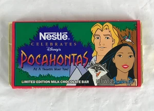 vintage Nestle Celebrates Disney's Pocahontas Limited Edition Milk Chocolate Bar - Picture 1 of 5