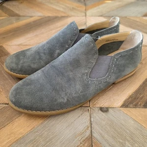 Hush Puppies Damenschuhe Größe 9 grün Wildleder Moyen Slipper bequem Stretch - Bild 1 von 12