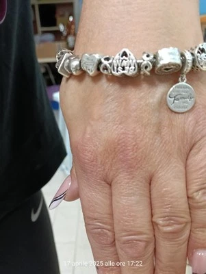 Pandora Moments Cuore Argento Sterling 925 Braccialetto da Donna 17cm - Argento - Immagine 1 di 3