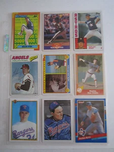 LARGE COLLECTION OF NOLAN RYAN BASEBALL CARDS - 23 CARDS - NO DOUBLES - RH-3 - Picture 1 of 6